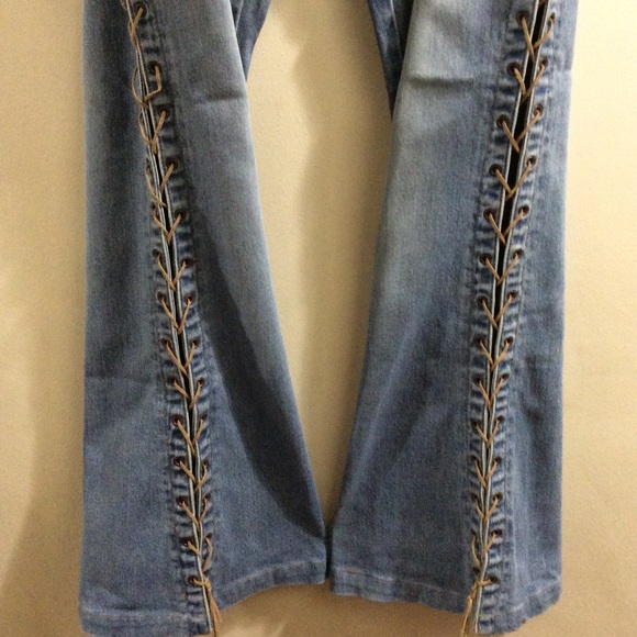 Vintage Buffalo David Bitton jeans with vented lace up sides - Picture 2 of 13